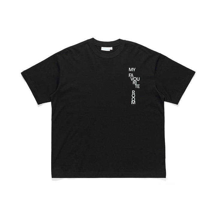 MANUFACTURE Keys Logo Printed T-Shirt Black