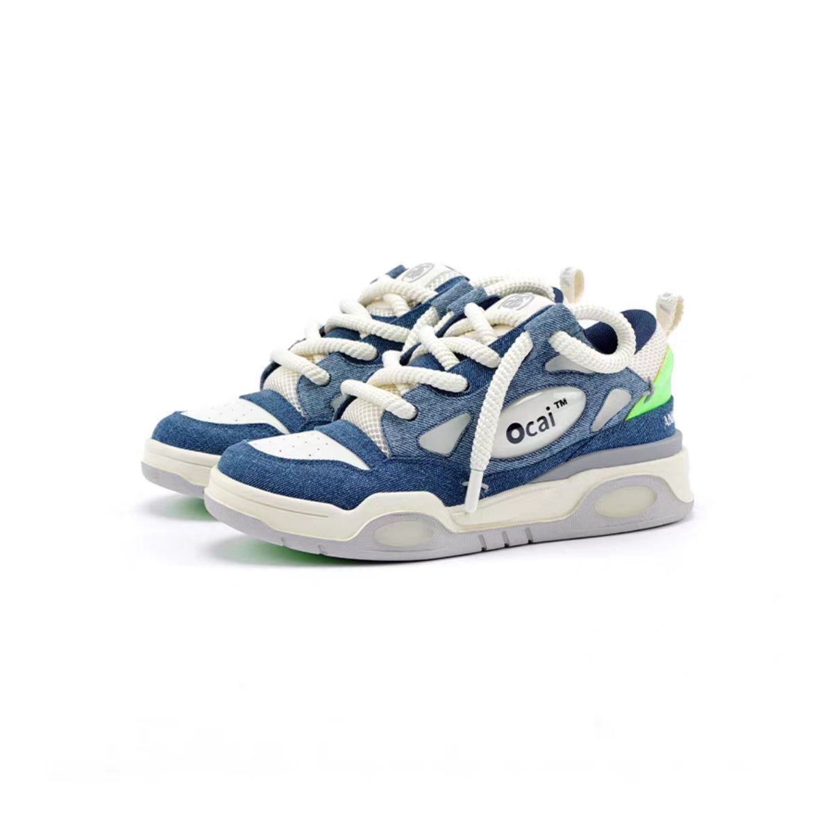 Ann Andelman X Ocai Retro Denim Sneaker Blue – Mores Studio