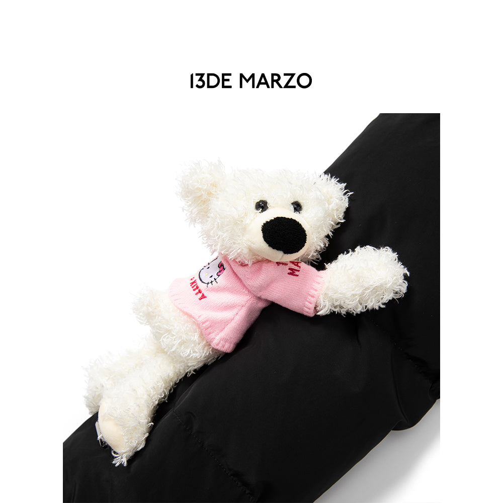 13De Marzo X Hello Kitty Bear Short Down Jacket Black - Mores Studio