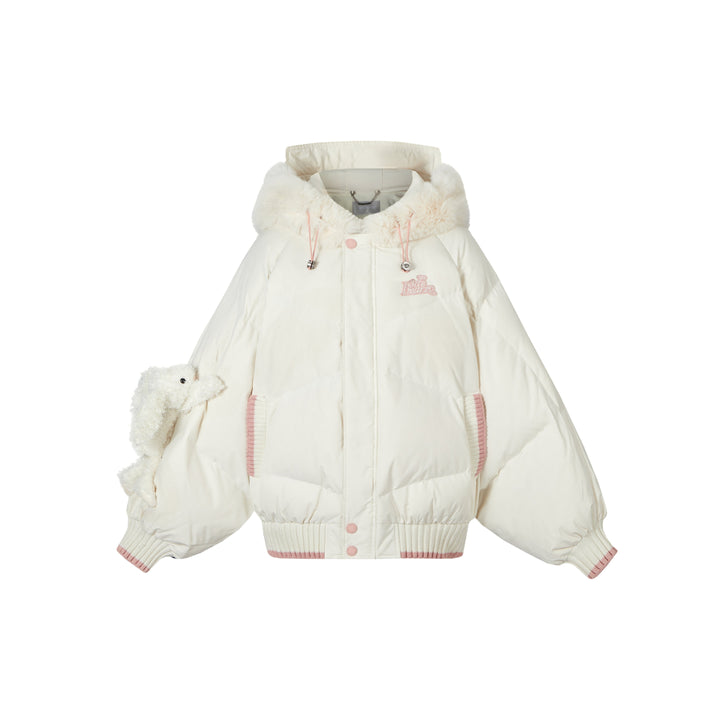 13De Marzo Doozoo Cosplay Rabbit Down Jacket White - Mores Studio