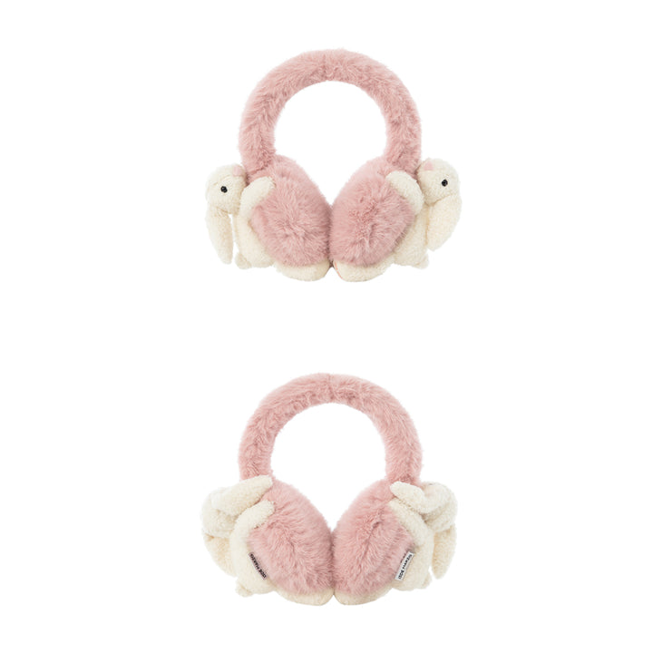 13De Marzo Doozoo Furry Earmuff Pink - Mores Studio