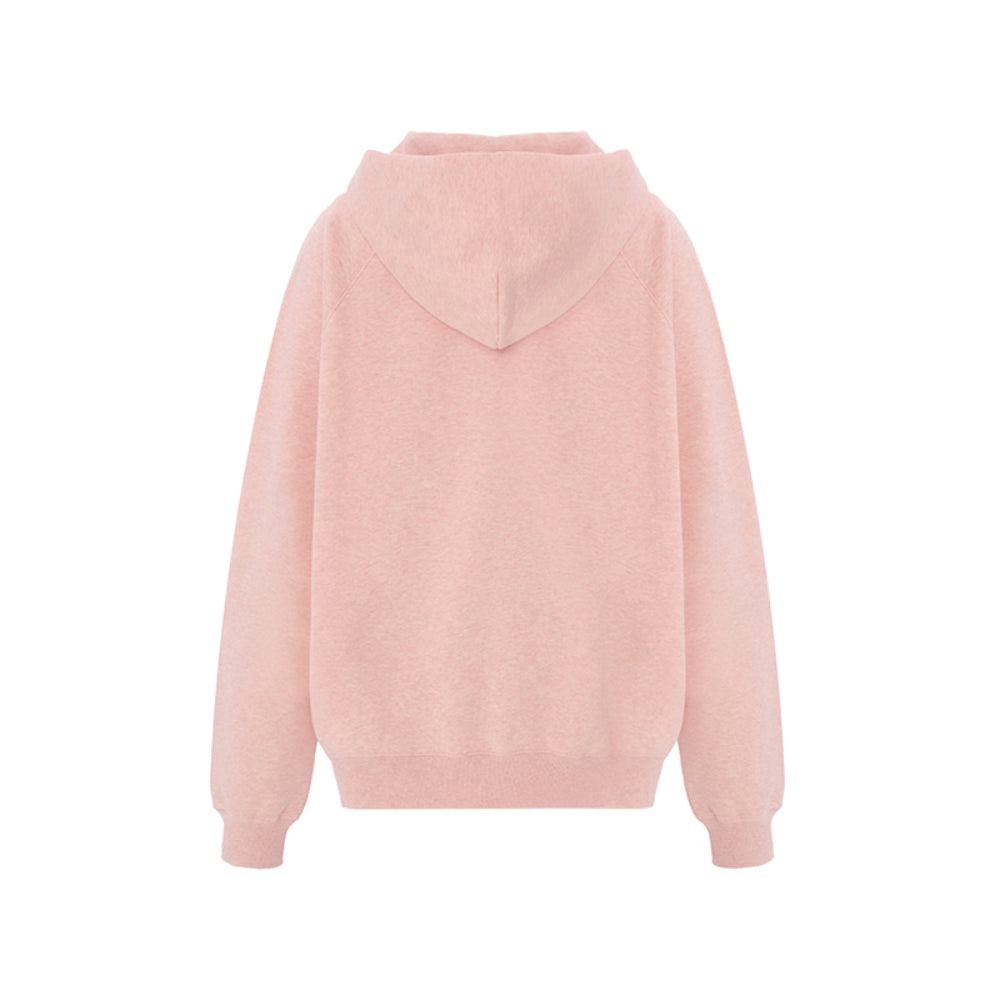 Concise-White 97 Logo Hoodie Pink - Mores Studio