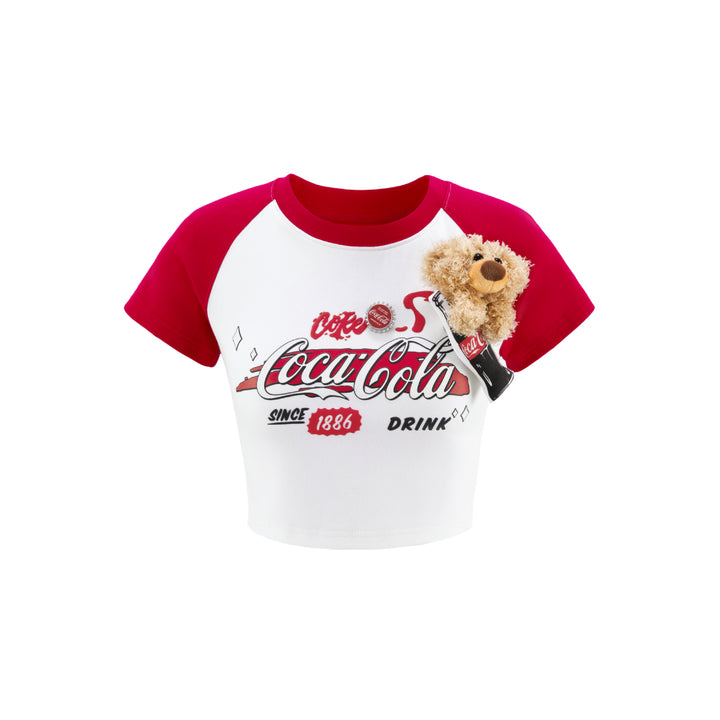 13De Marzo X Coca-Cola Bear Logo Top White - Mores Studio