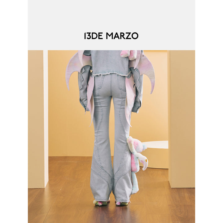 13De Marzo X INSTINCTOY Rainbow Bear Flare Jeans - Mores Studio