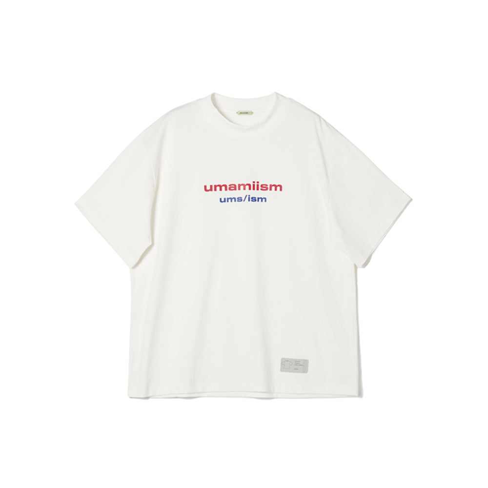 UMAMIISM Basic Logo Oversize T-Shirt White