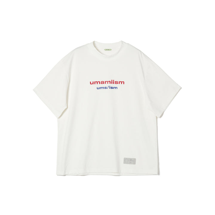 UMAMIISM Basic Logo Oversize T-Shirt White