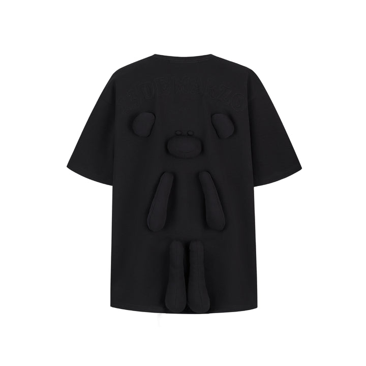 13De Marzo One-Piece Padded Bear T-Shirt Black