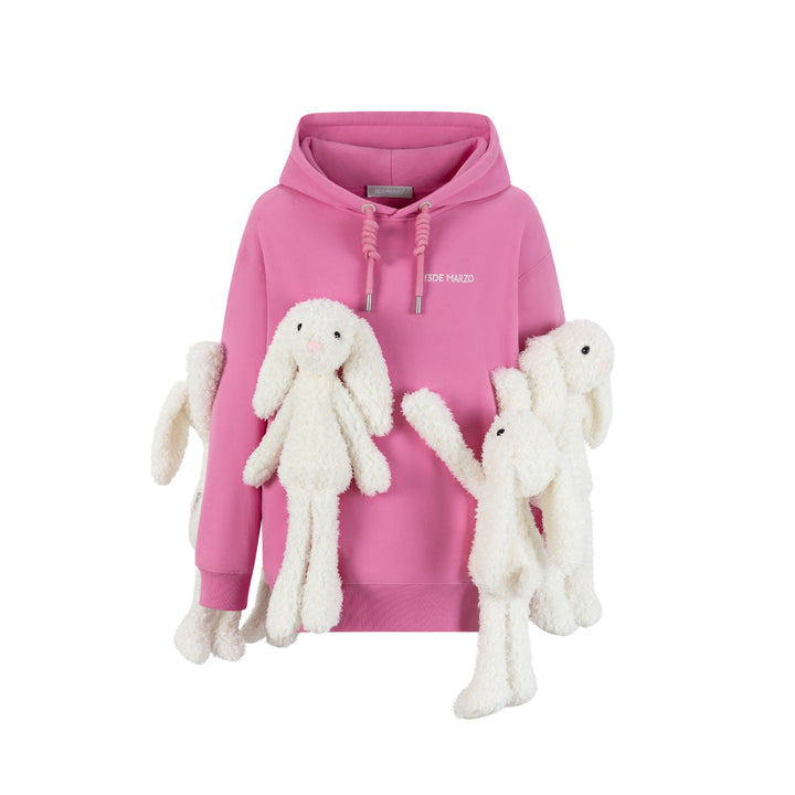 13De Marzo Doozoo Giant Bears Hoodie Pink