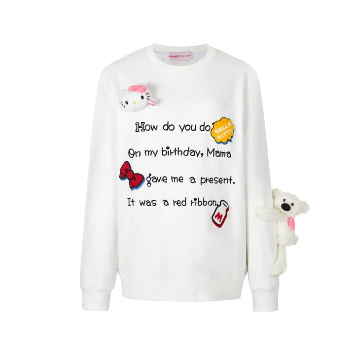 13De Marzo X Hello Kitty Ribbon Story Sweatshirt