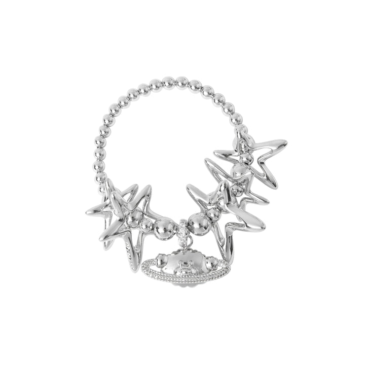 13De Marzo Star Bear Planet Bracelet Sliver - Mores Studio