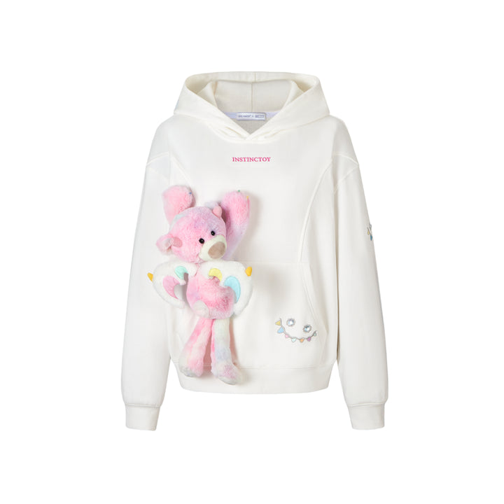 13De Marzo X INSTINCTOY Rainbow Bear Hoodie - Mores Studio