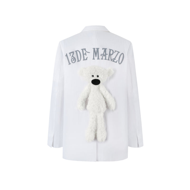 13De Marzo Plush Bear Star Light Suit White - Mores Studio