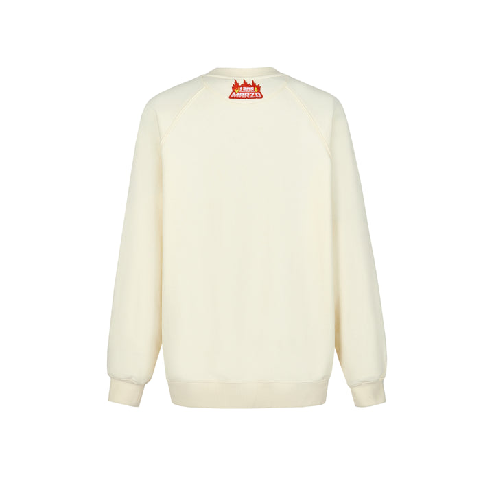 13De Marzo X Lay's Broken Printed Sweater Beige