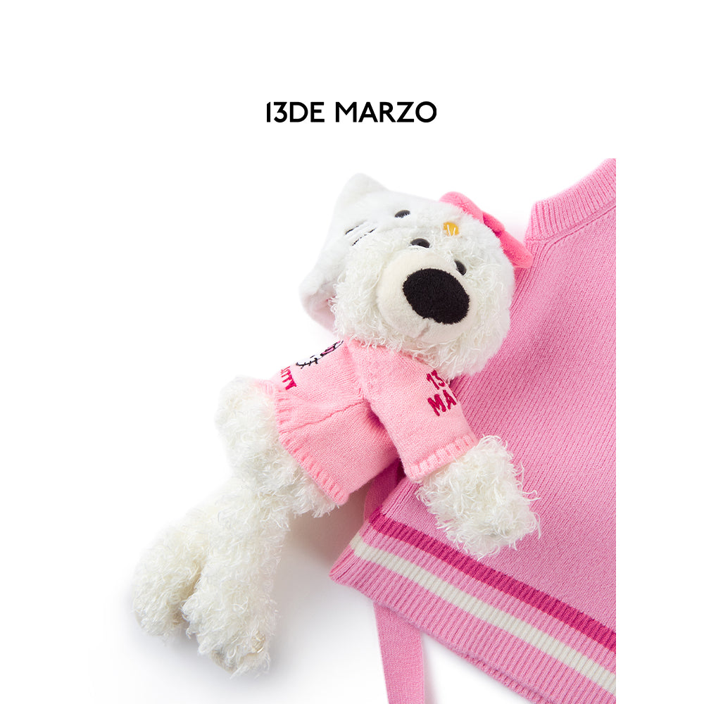 13De Marzo X Hello Kitty Lace Vest Top Pink