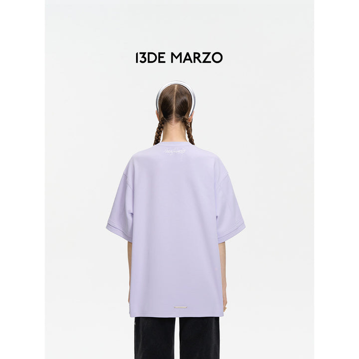 13De Marzo Maze Suture Logo Tee Purple - Mores Studio