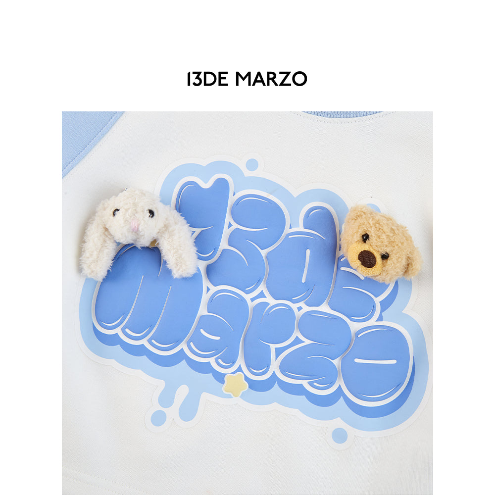 13De Marzo Doozoo Graffiti Logo Top Blue