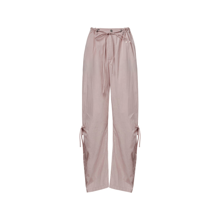 Kroche Bow Ties Thin Cargo Pants Pink