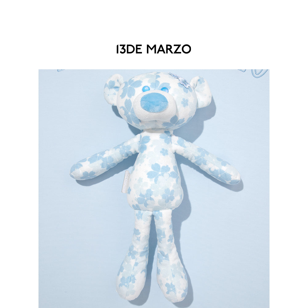 13De Marzo Plush Sakura Bear Limited T-Shirt Blue