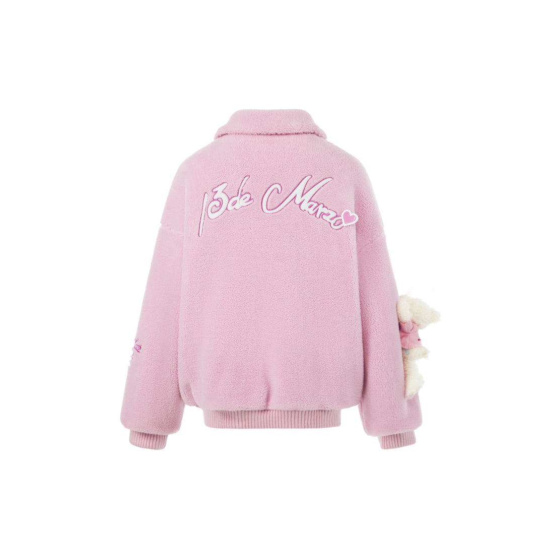 13De Marzo X Hello Kitty Bear Fleece Coat Pink – Mores Studio