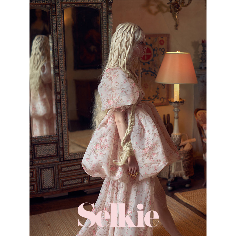 Selkie Pink Bubble Puff Dress - Mores Studio