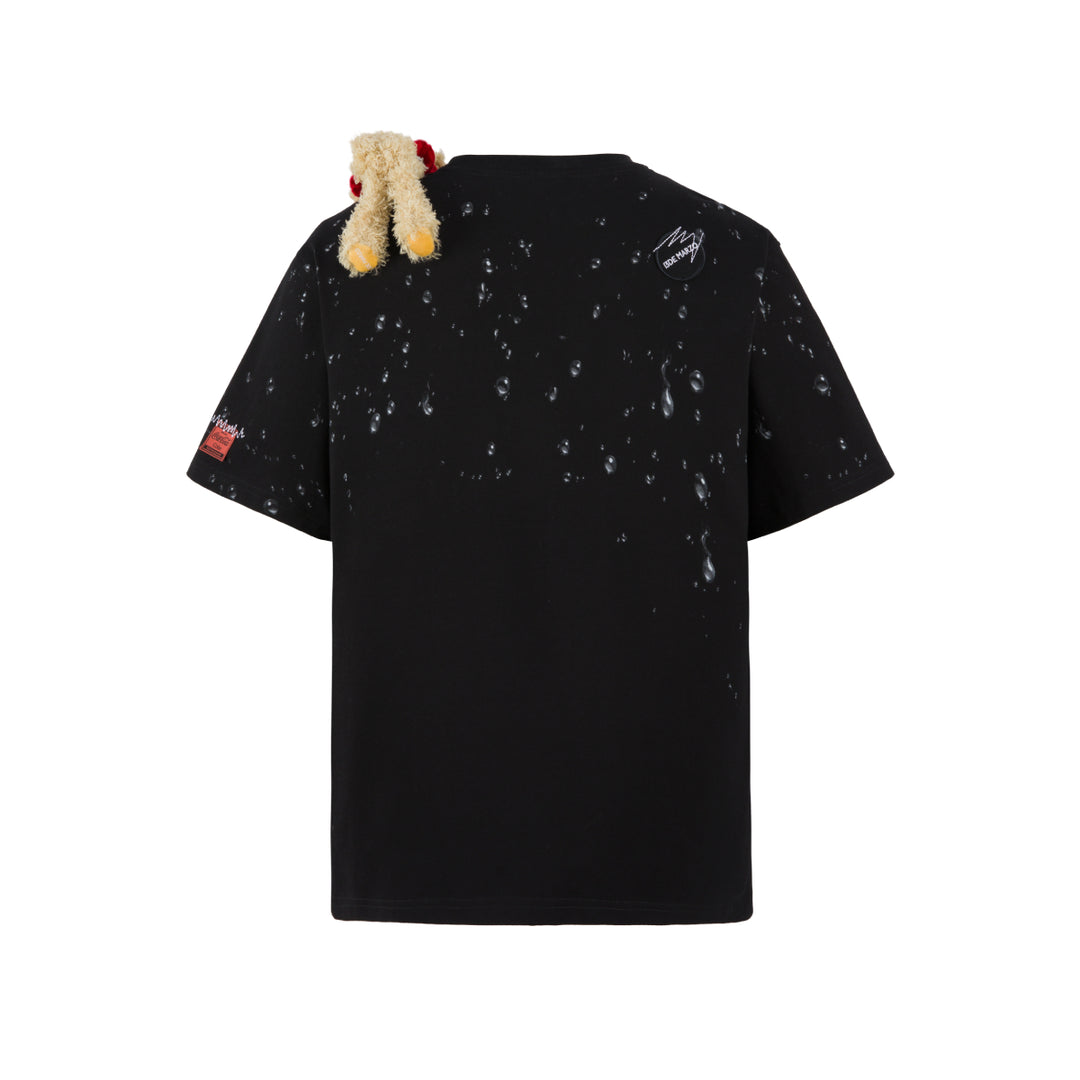 13De Marzo X Coca-Cola Bear Water Drop T-Shirt Black - Mores Studio