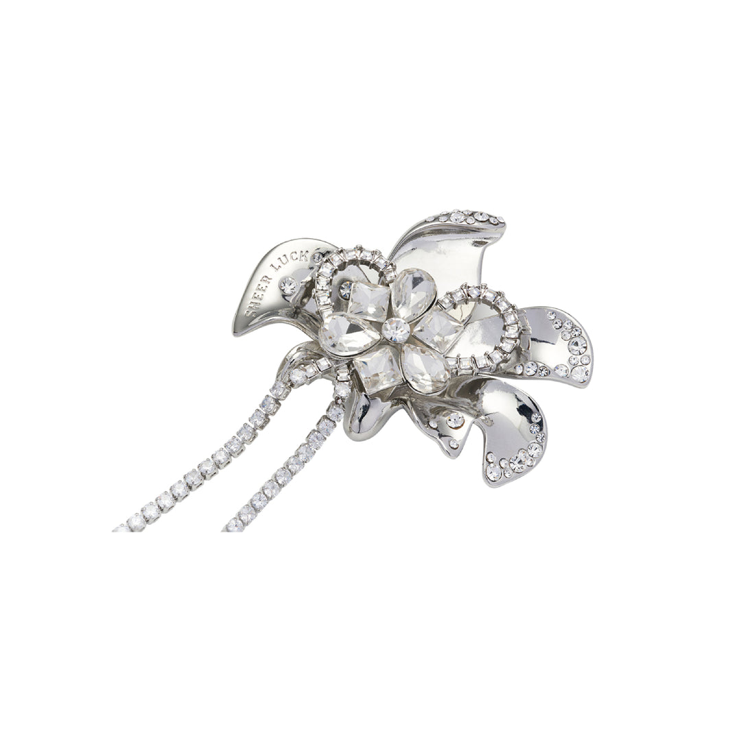 Sheer Luck Zircon Flower Brooch - Mores Studio