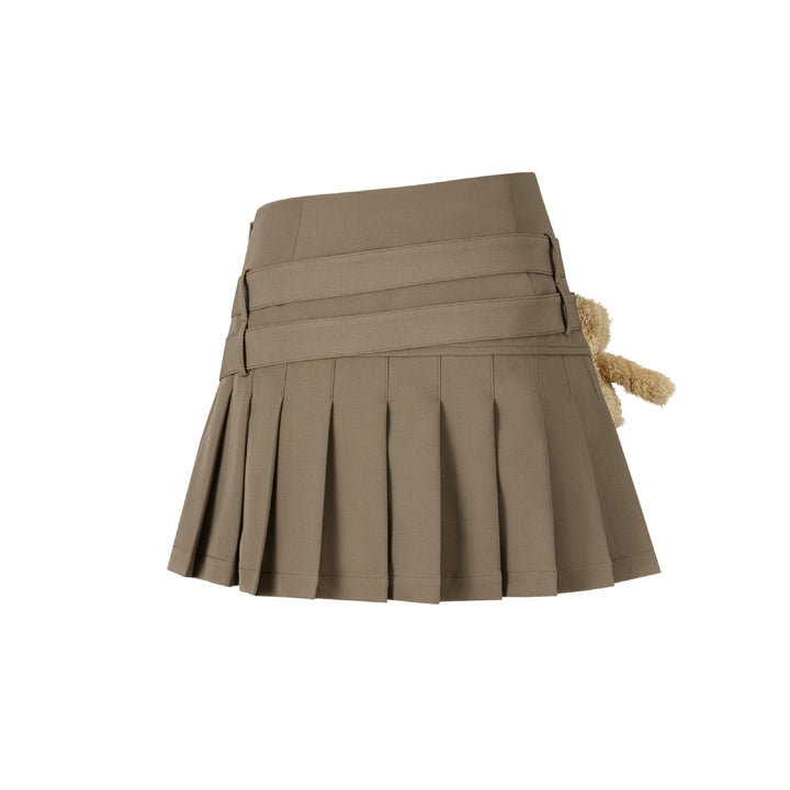 13De Marzo Doozoo Belt Skirt Brown