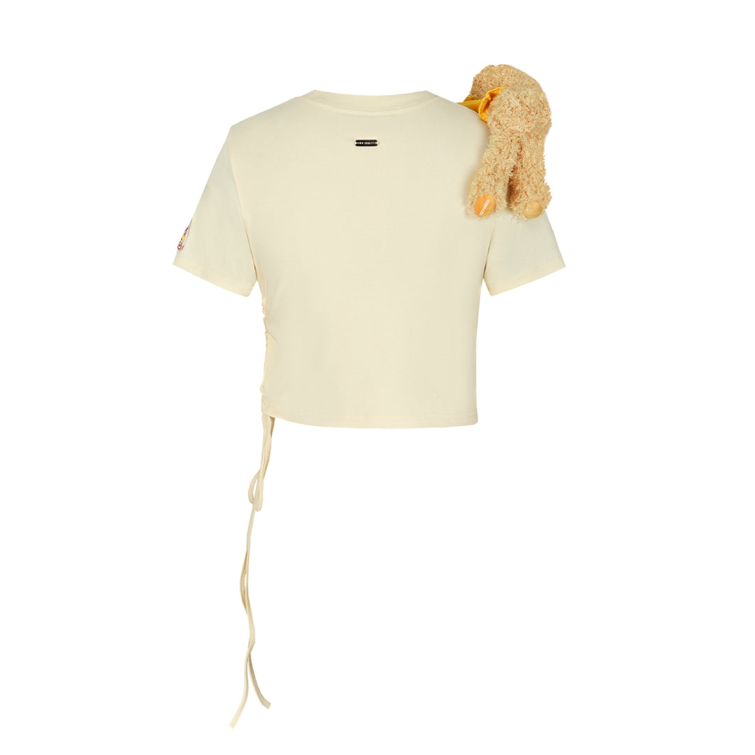 13De Marzo X Lay's Bear Laced Top Beige