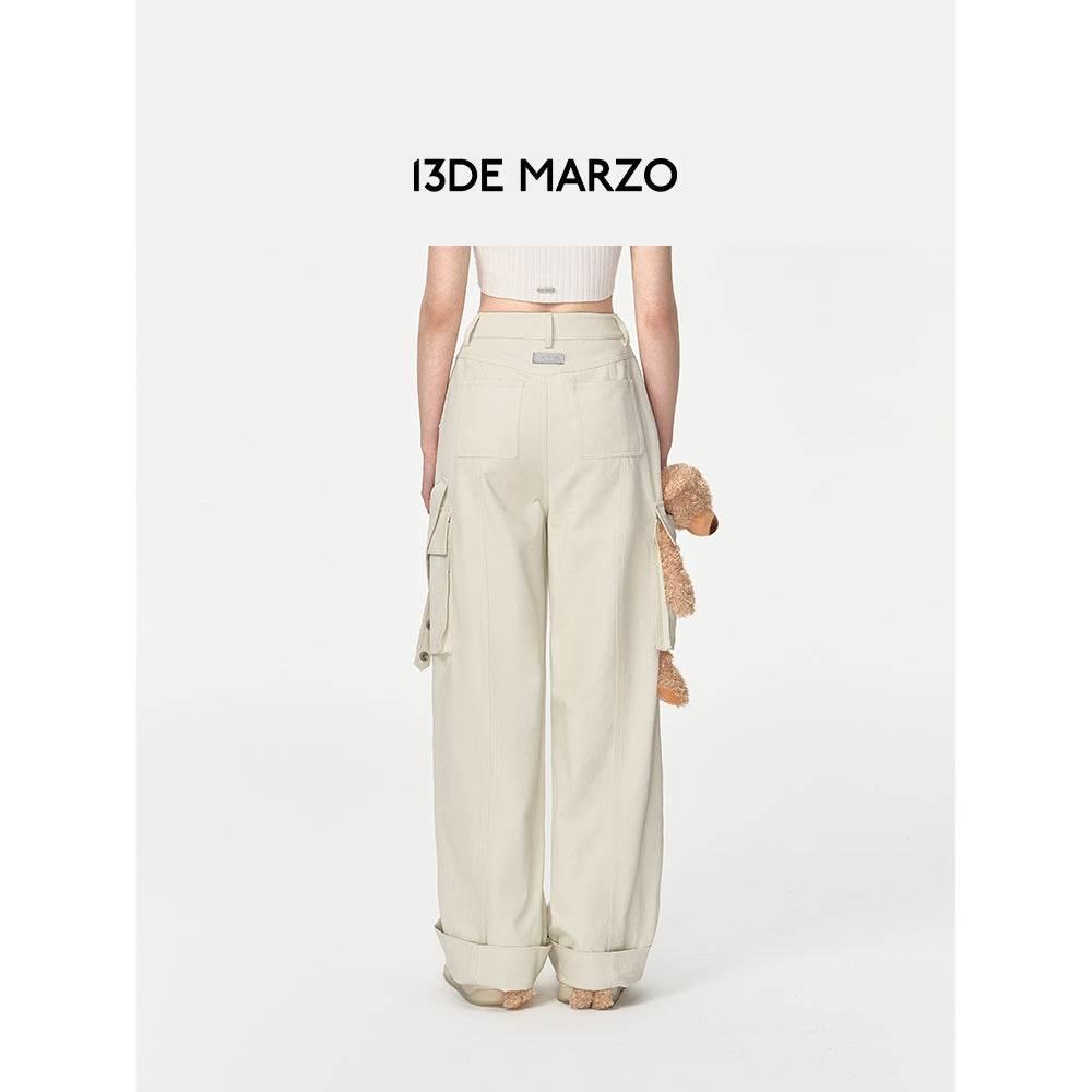 13De Marzo Doozoo Giant Bear Cargo Pants Khaki