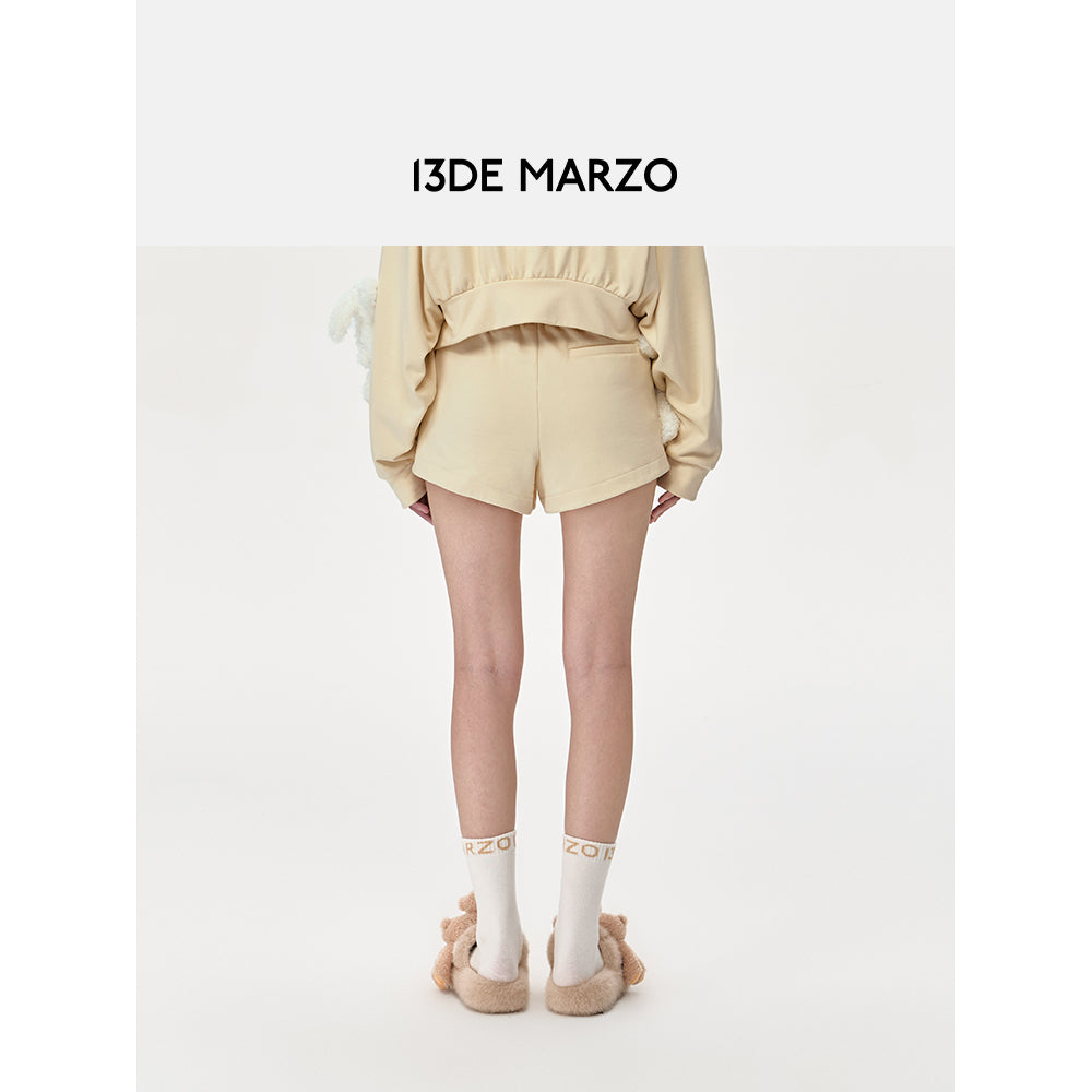 13De Marzo Doozoo Sweat Shorts Beige