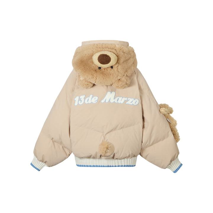 13De Marzo Doozoo Cosplay Bear Down Jacket Khaki - Mores Studio