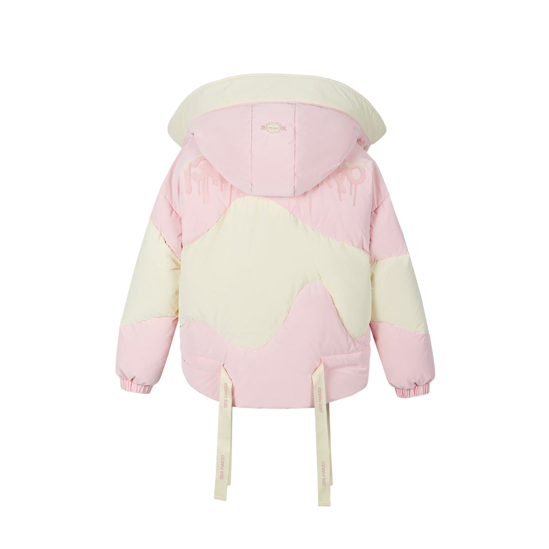 13De Marzo Doozoo Ice Cream Down Jacket Pink - Mores Studio