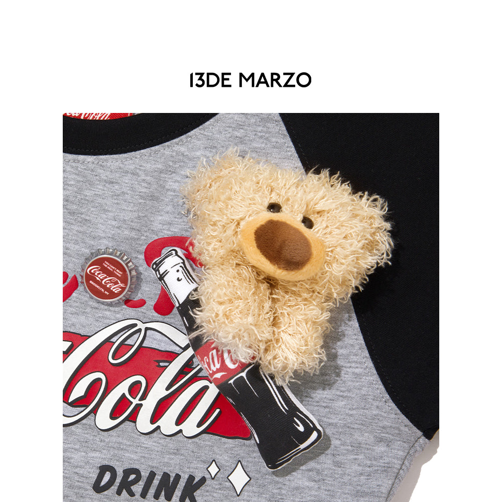 13De Marzo X Coca-Cola Bear Logo Top Grey - Mores Studio