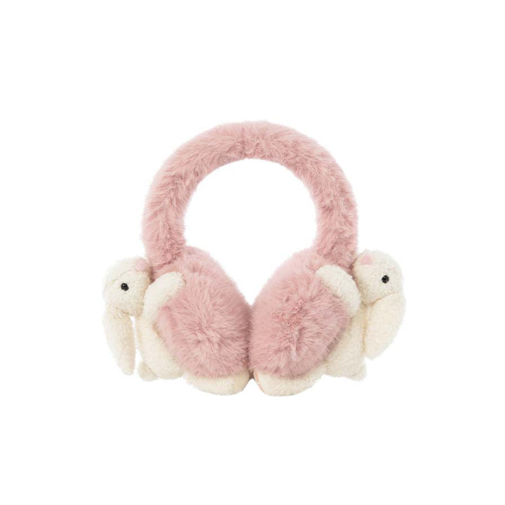 13De Marzo Doozoo Furry Earmuff Pink - Mores Studio