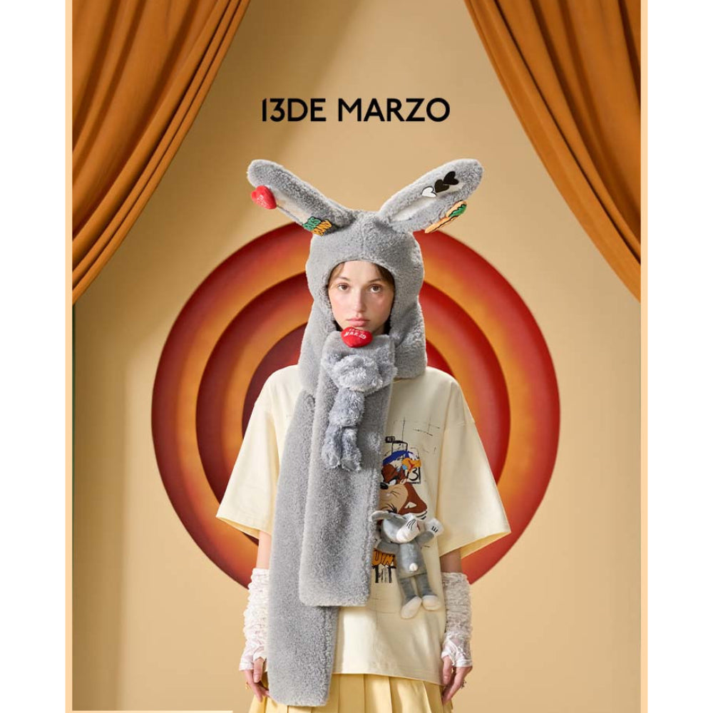 13De Marzo X Looney Tunes Bug Bunny Scarf - Mores Studio