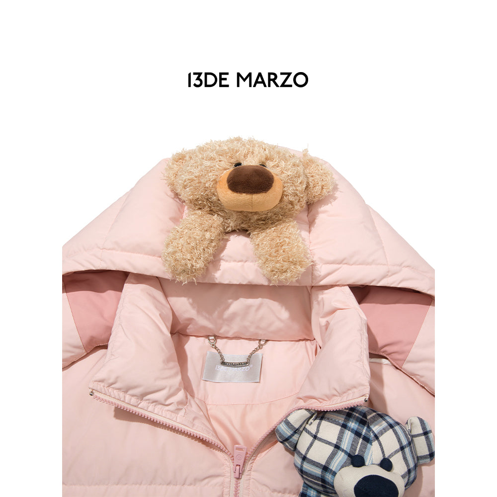 13De Marzo Doozoo Everywhere Down Jacket Pink - Mores Studio