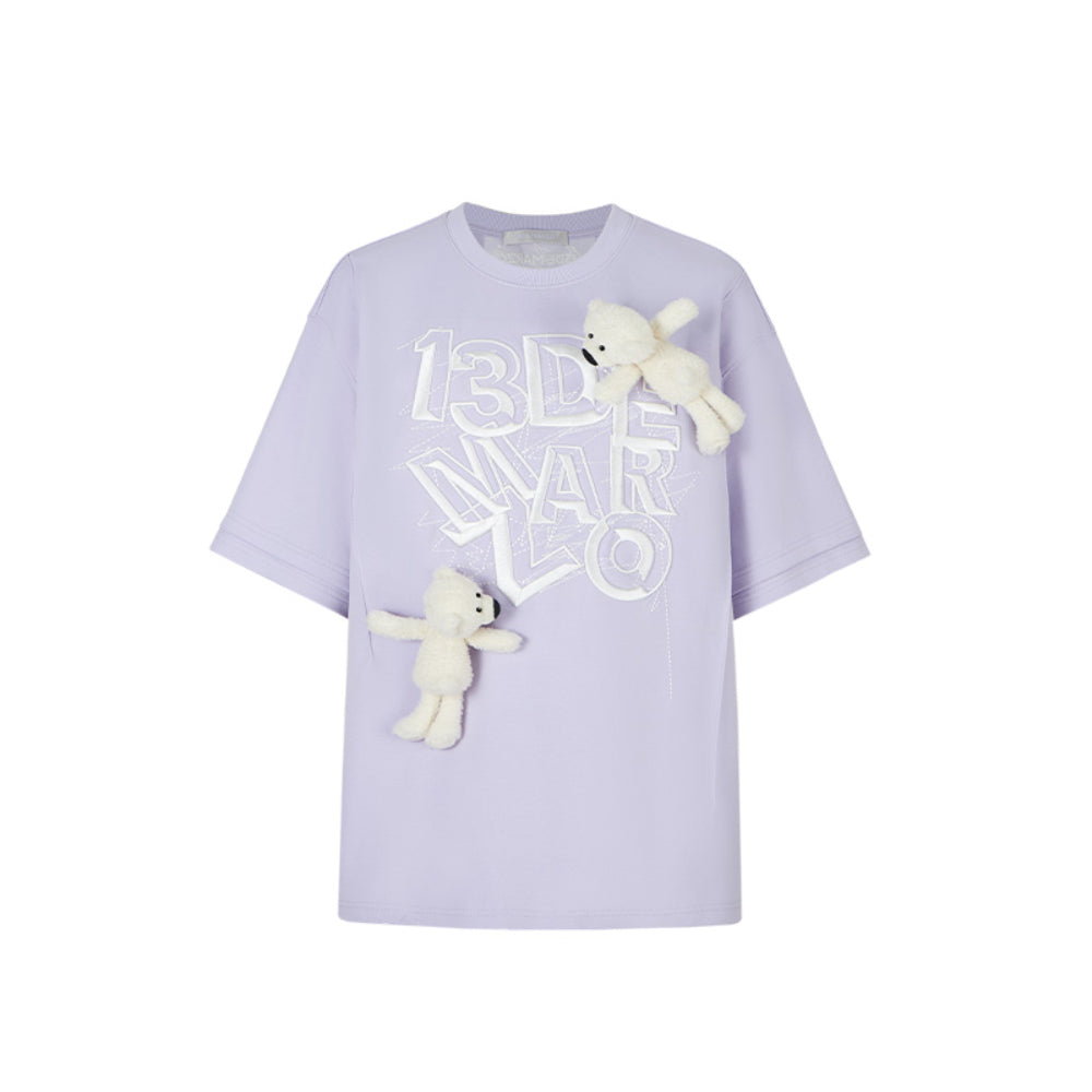 13De Marzo Maze Suture Logo Tee Purple - Mores Studio