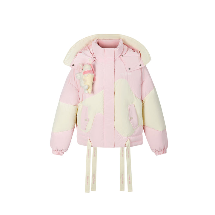 13De Marzo Doozoo Ice Cream Down Jacket Pink - Mores Studio