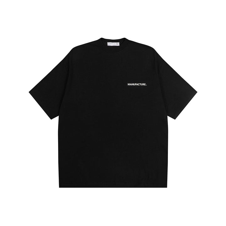 MANUFACTURE Team Uniform Basic Logo T-Shirt Black
