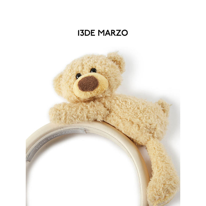 13De Marzo Hug Bear Hair Band Khaki