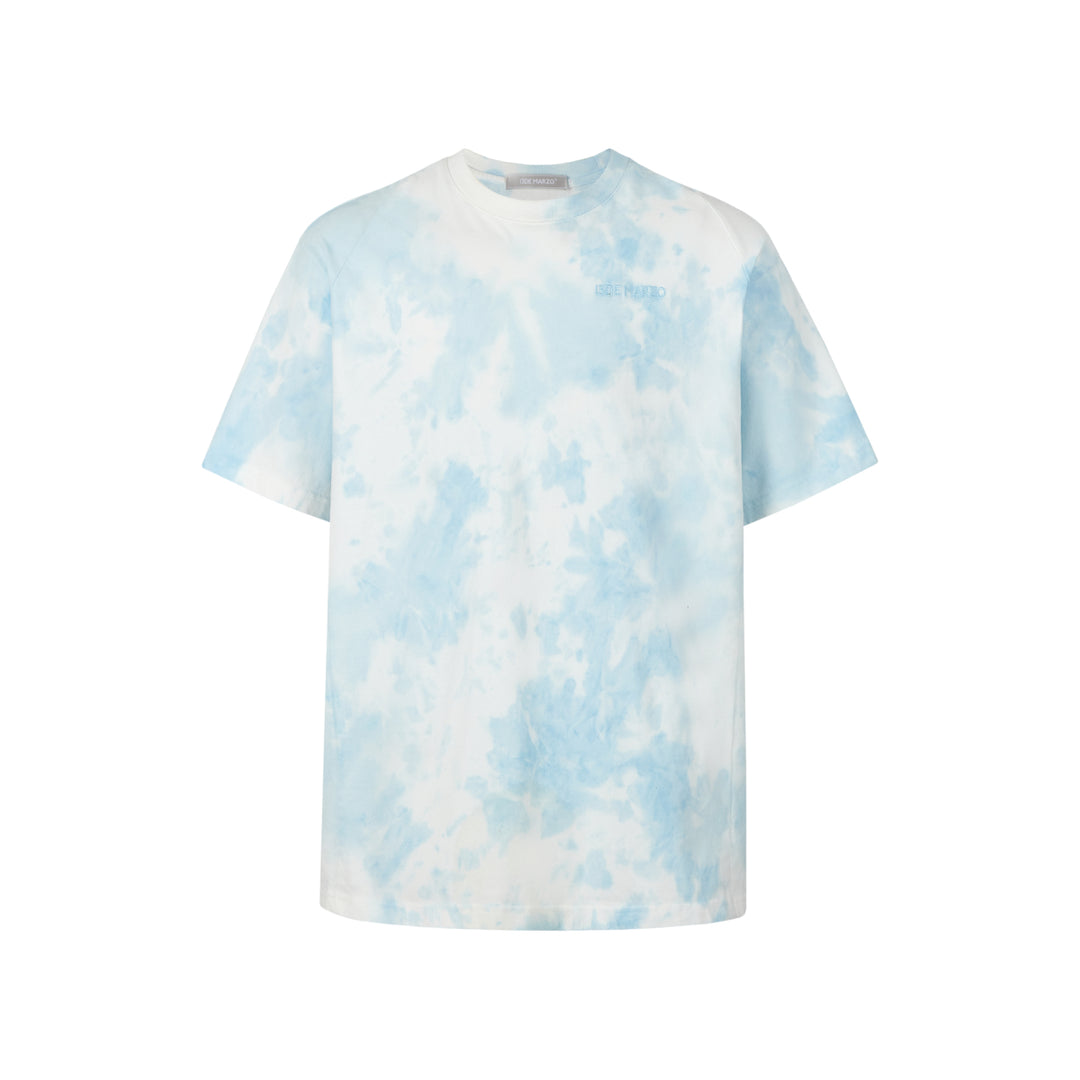 13De Marzo Doozoo Tie-dye Gradient T-Shirt Light Blue