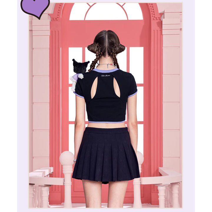 13De Marzo X Kuromi Cellphone Patch Slim Top Black