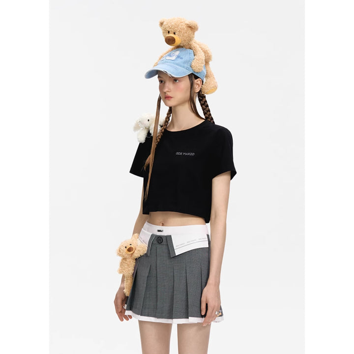 13De Marzo Doozoo Shoulder Bear Top Black