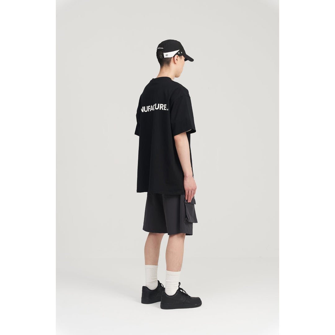 MANUFACTURE Team Uniform Basic Logo T-Shirt Black