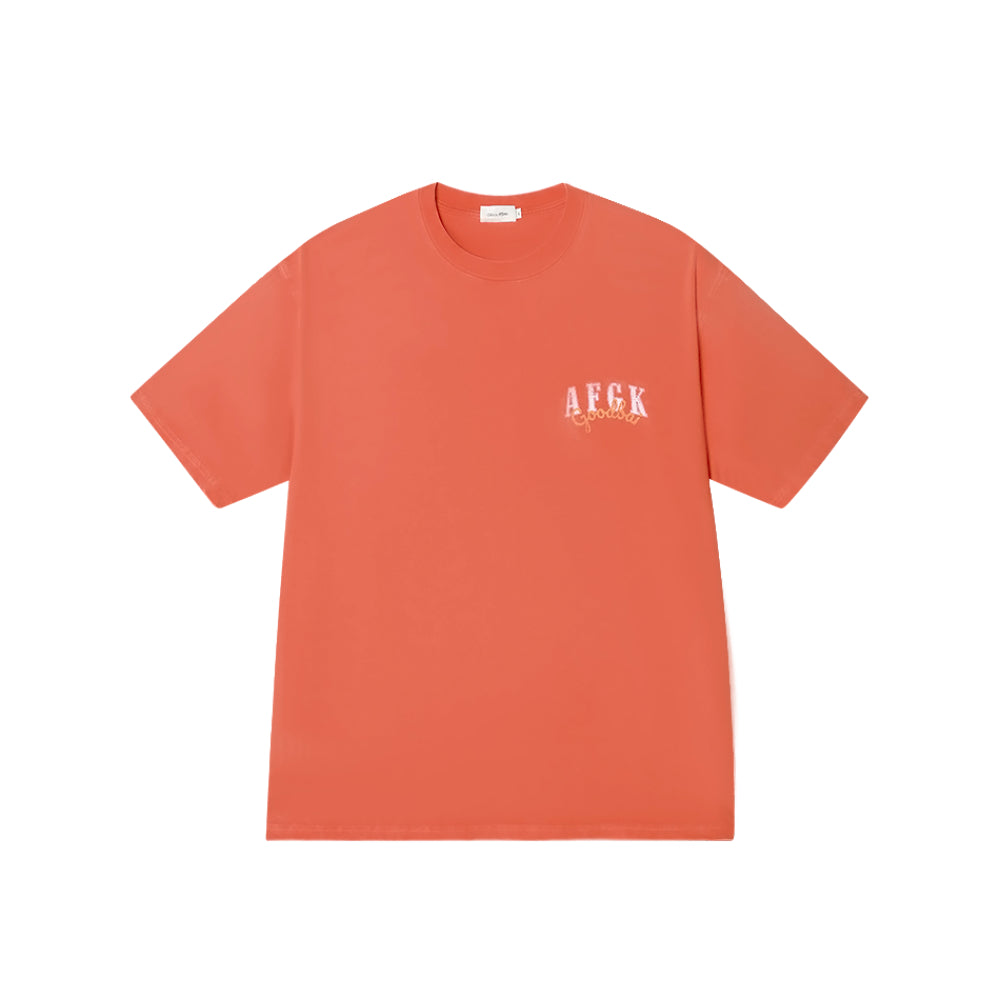 AFGK X GoodBai Printed Three Angels T-Shirt Orange