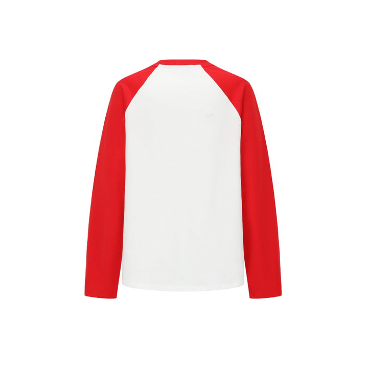 Alexia Sandra Big Rabbit Raglan L/S Tee Red - Mores Studio