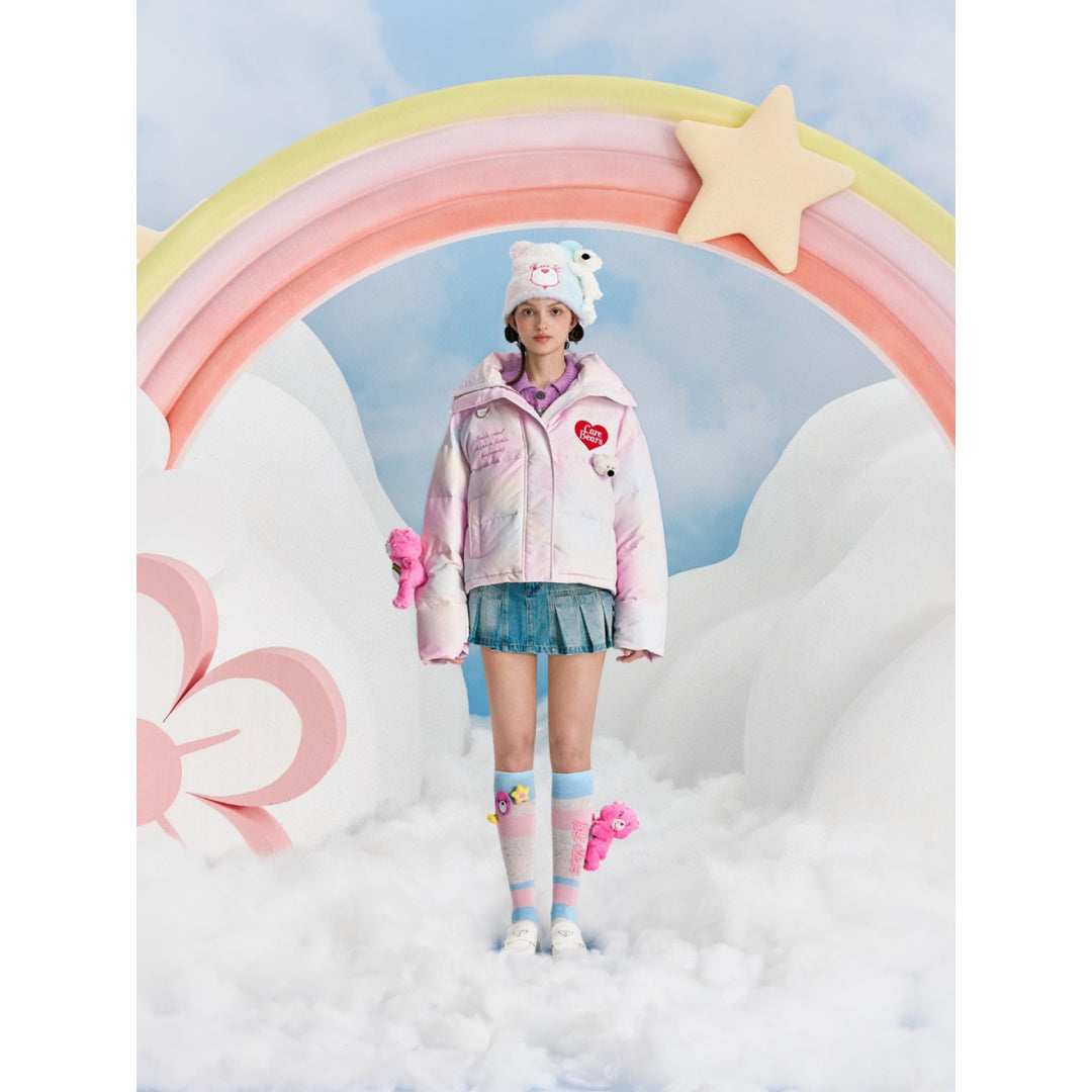 13De Marzo X Care Bears Rainbow Down Jacket - Mores Studio