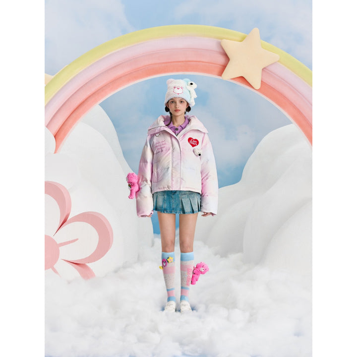 13De Marzo X Care Bears Rainbow Down Jacket - Mores Studio