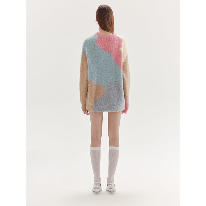 Rumia Lindon Knitted Jumper Pink Multicolour - Mores Studio