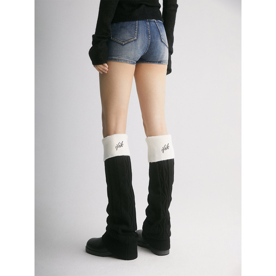 IFIK Logo Patterned Leg Warmer - Mores Studio